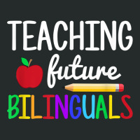 Teaching Future Bilinguals, Bilingual Spanish Teacher T Shirt Women's Triblend Scoop T-shirt | Artistshot