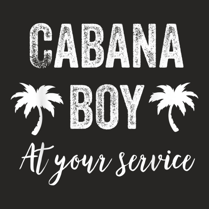 Cabana Boy Pool Party Bartender Mens T Shirt Ladies Fitted T-Shirt by mikidicosmo | Artistshot