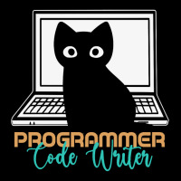 Funny Cat Programmer Code Writer Programming Codin Adjustable Cap | Artistshot