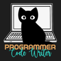 Funny Cat Programmer Code Writer Programming Codin Classic T-shirt | Artistshot