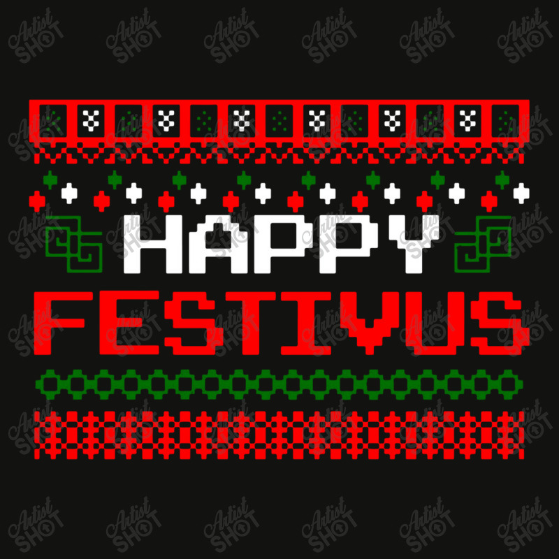 Happy Festivus Ugly Christmas Scorecard Crop Tee by trasheatercomicsart | Artistshot