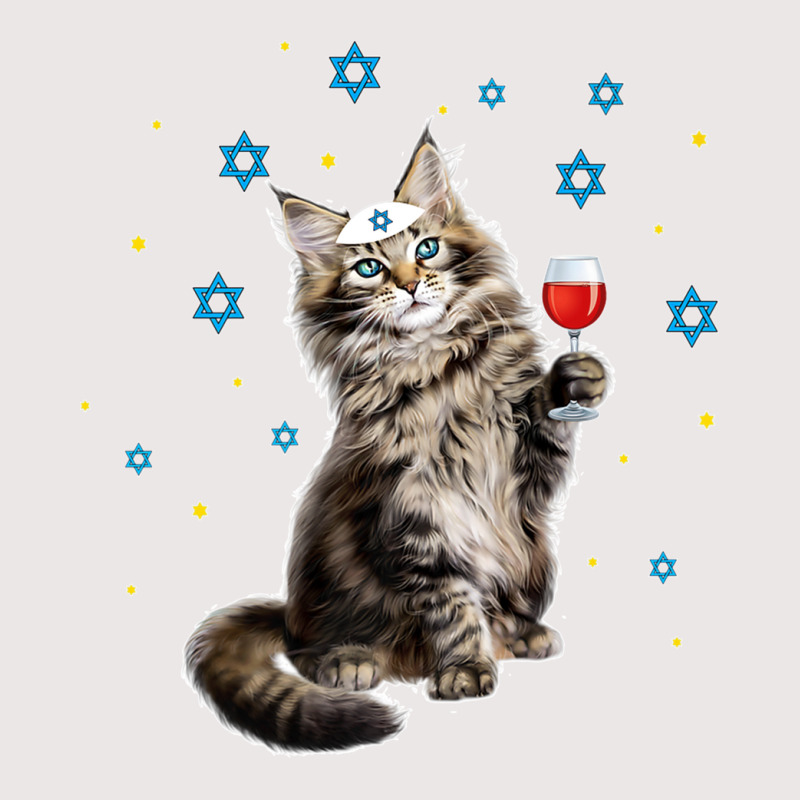 Happy Passover Maine Coon Cat Funny Seder Jewish Holiday Premium Pocket T-Shirt by CharlesLCross | Artistshot