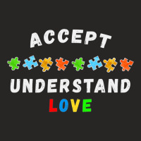 Autism Awareness Accept Understand Love Ladies Fitted T-shirt | Artistshot