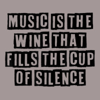 Simple Minimal Funny Music Is The Wine That Fills The Cup Of T Shirt Vintage Short | Artistshot