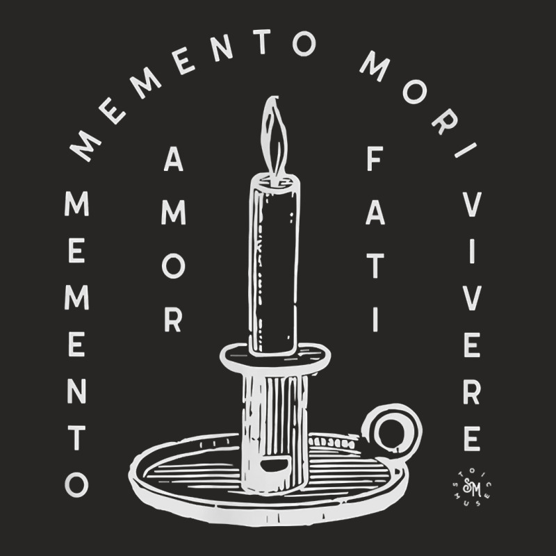 Memento Vivere Amor Fati Stoicism T Shirt Ladies Fitted T-Shirt by kadrienstang | Artistshot