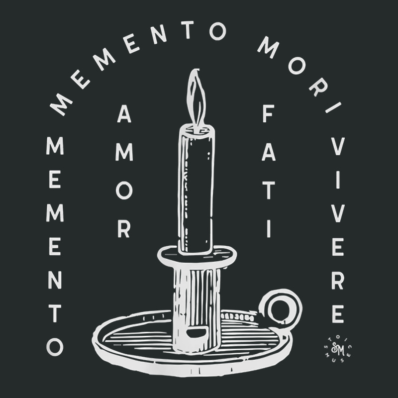 Memento Vivere Amor Fati Stoicism T Shirt Women's Triblend Scoop T-shirt by kadrienstang | Artistshot