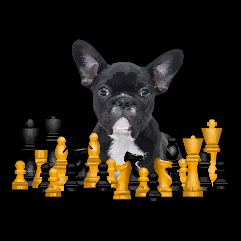 Boxer Dog Chess Game T  Shirt French Bulldog    Chess Game   Frenchie V-neck Tee | Artistshot