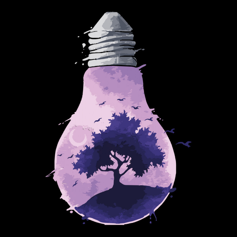 Bulb Of Light T  Shirt Bulb Of Light   Purple Nature T  Shirt V-neck Tee | Artistshot