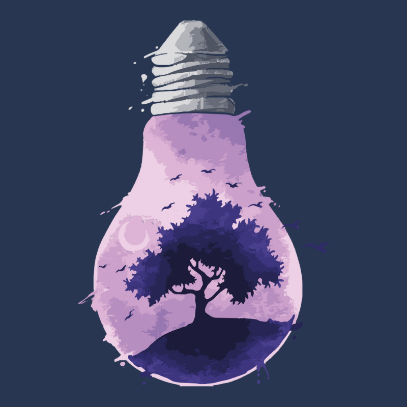 Bulb Of Light T  Shirt Bulb Of Light   Purple Nature T  Shirt Men Denim Jacket | Artistshot