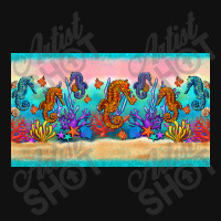 Seahorse Under The Sea Cup Front Car Mat | Artistshot