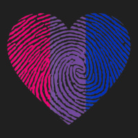 Bisexual Heart Fingerprint Bisexual Pride Month Lgbt Drawstring Bags | Artistshot