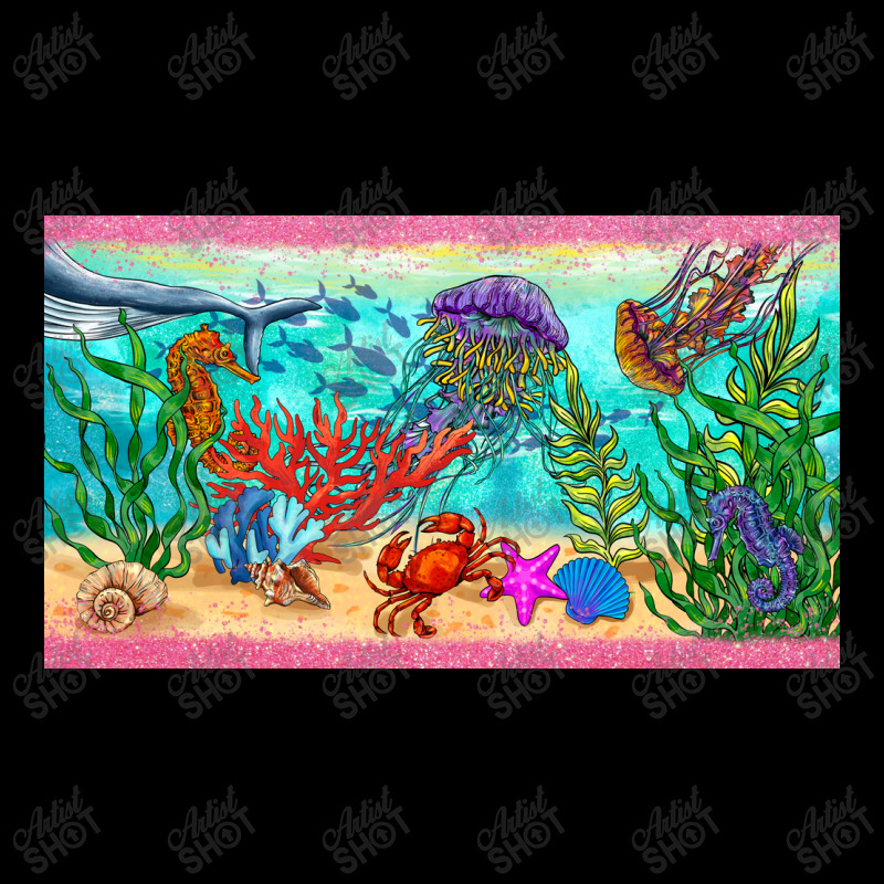 Under The Sea And Sea Creatures   Cup Fleece Short | Artistshot