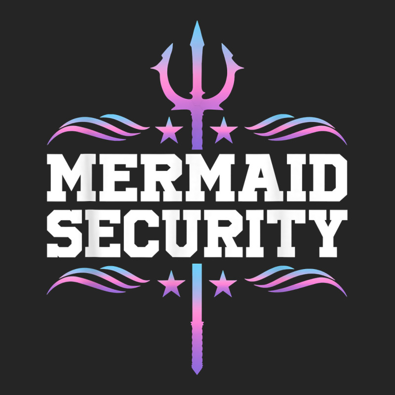 Mermaid Security Tees Mens Boys Swimmer Dad Merdad Trident T Shirt Unisex Hoodie | Artistshot