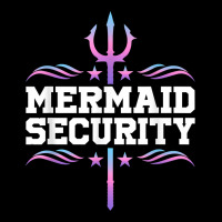 Mermaid Security Tees Mens Boys Swimmer Dad Merdad Trident T Shirt Men's Long Sleeve Pajama Set | Artistshot