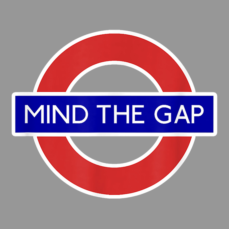 London Souvenir Mind The Gap Underground Tube T Shirt Women's V-Neck T-Shirt by juleakuehneman | Artistshot