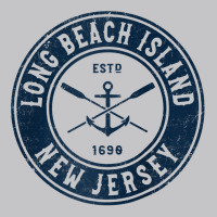 Long Beach Island New Jersey Nj Vintage Boat Anchor & Oars Raglan Base Baby Bodysuit | Artistshot