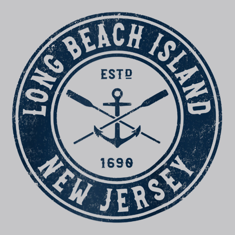 Long Beach Island New Jersey Nj Vintage Boat Anchor & Oars Raglan Base Baby Bodysuit by juleakuehneman | Artistshot