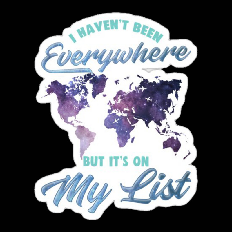 I Haven T Been Everywhere But It S On My List Cute Essential Toddler 3/4 Sleeve Tee by humairaart | Artistshot