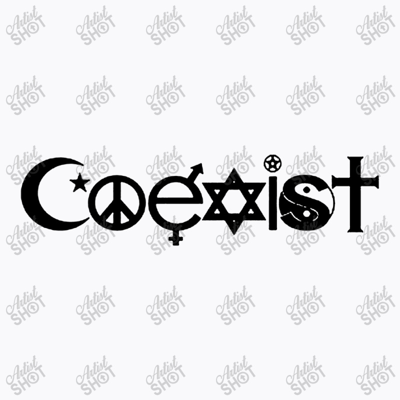 Coexist Symbole1 T-shirt | Artistshot