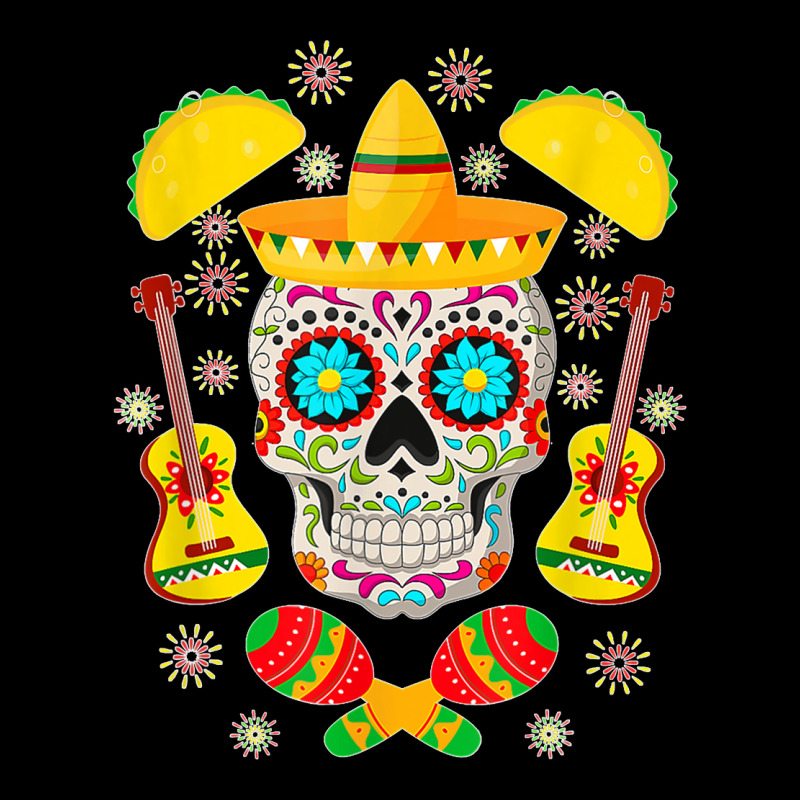 Fiesta Party Sugar Skull Rose Calavera Mexican Cinco De Mayo Kids Cap by CharlesLCross | Artistshot