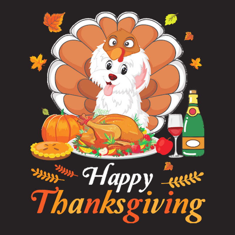 Havanese Dog Thanksgiving Christmas Day T  Shirt Havanese Turkey Costu Vintage Cap | Artistshot