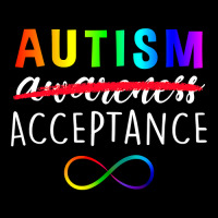 Autism   Red Instead   Acceptance Not Awareness T Shirt Cropped Hoodie | Artistshot