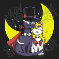 Moonlight Cats Ladies Polo Shirt | Artistshot