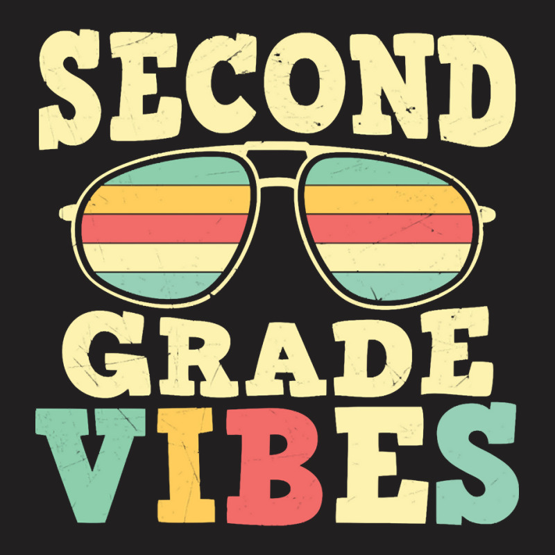 2nd Grade Vibes 2nd Grade Colorful Shirt T-shirt | Artistshot