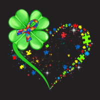 Autism St Patricks Day Clover T-shirt | Artistshot