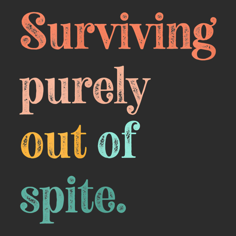 Womens Teens Living Out Of Spite, Surviving Purely Out Of Spite V Neck Exclusive T-shirt | Artistshot