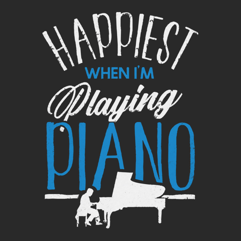 Pianist T  Shirt Pianist Piano Player Keyboard Happiest When Im Playin Toddler T-shirt | Artistshot