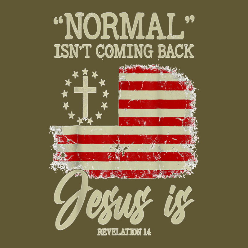 Normal Isn't Coming Back But Jesus Is Revelation 14 Costume T Shirt Vintage Short by NatalieRoseHeinz | Artistshot