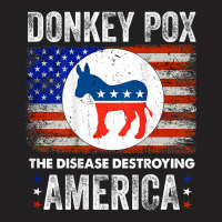 Donkey Pox The Disease Destroying America Back Print T Shirt T-shirt | Artistshot