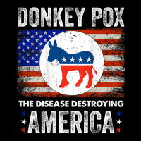 Donkey Pox The Disease Destroying America Back Print T Shirt Men's Long Sleeve Pajama Set | Artistshot