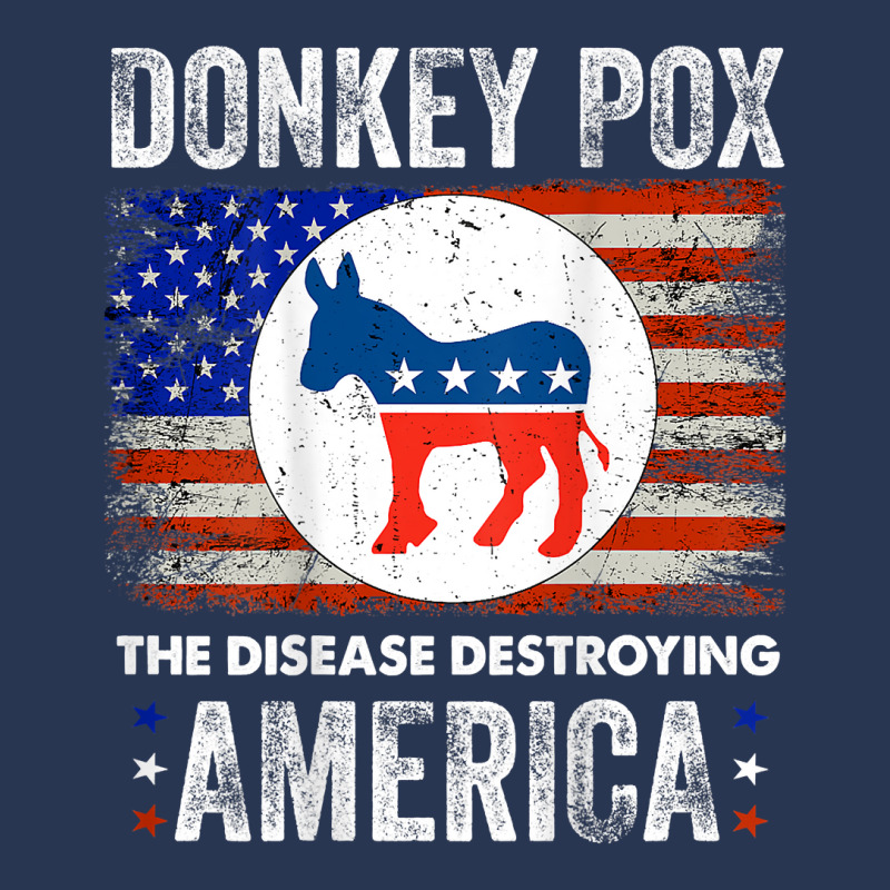 Donkey Pox The Disease Destroying America Back Print T Shirt Men Denim Jacket | Artistshot