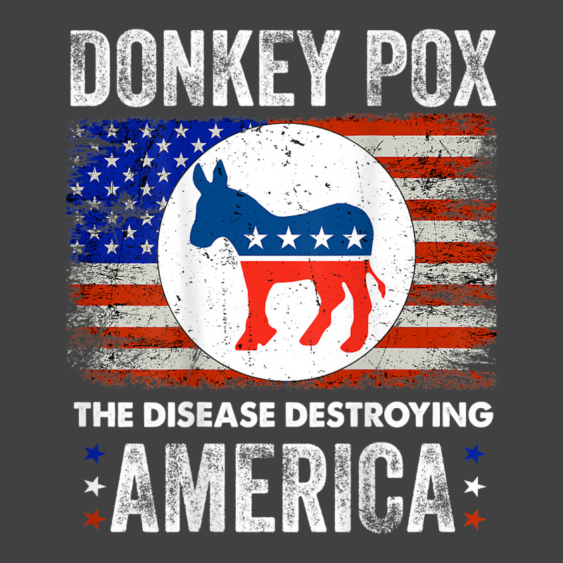 Donkey Pox The Disease Destroying America Back Print T Shirt Vintage T-shirt | Artistshot