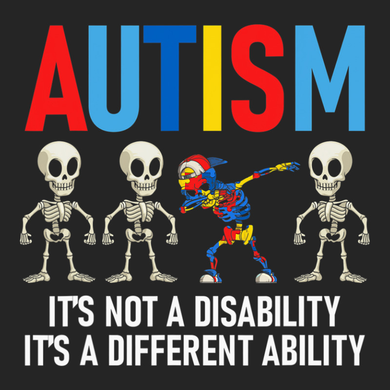 Dabbing Skeleton Not A Disability Autism Awareness Unisex Hoodie by LindsayYuha | Artistshot