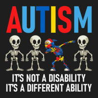 Dabbing Skeleton Not A Disability Autism Awareness Classic T-shirt | Artistshot