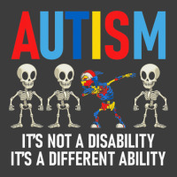 Dabbing Skeleton Not A Disability Autism Awareness Men's Polo Shirt | Artistshot