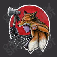 T Shirt Warrior Fox Woman Vintage Hoodie | Artistshot