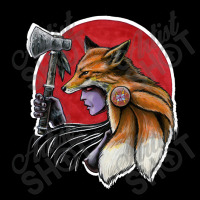 T Shirt Warrior Fox Woman Lightweight Hoodie | Artistshot