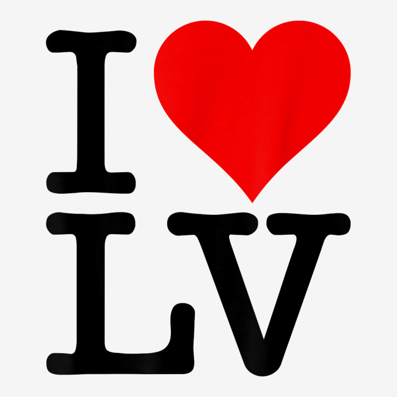  LV Letters Las Vegas NV Love 2 Letter LV Heart Vegas LV Love T- Shirt : Clothing, Shoes & Jewelry