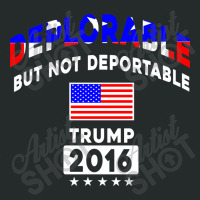 Deplorable But Not Deportable Trump 2016 T-shirt Women's Triblend Scoop T-shirt | Artistshot