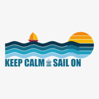 Keep Calm And Sail On   Sailing, Sailboat Retro Sunset Premium T Shirt Champion Hoodie | Artistshot