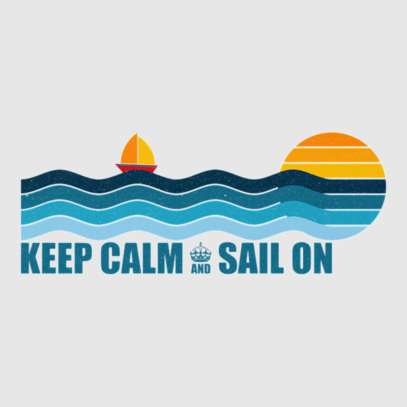 Keep Calm And Sail On   Sailing, Sailboat Retro Sunset Premium T Shirt Unisex Jogger | Artistshot