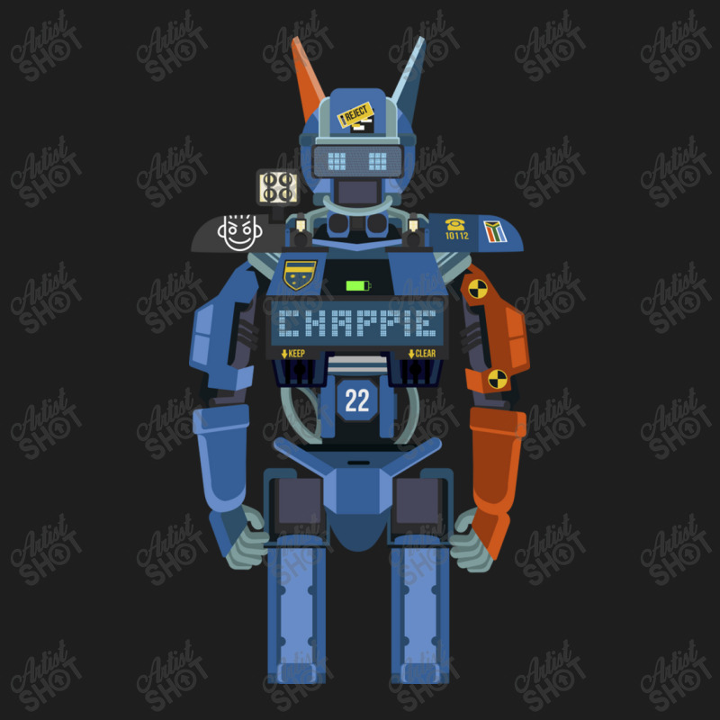 Chappie Flat Fanart Classic T-shirt | Artistshot