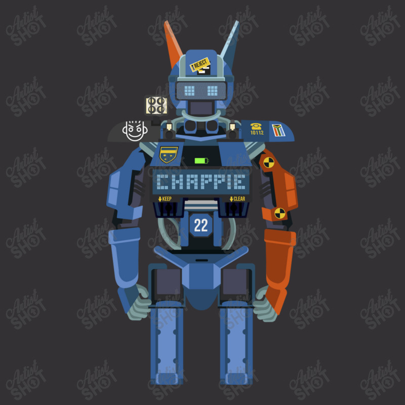 Chappie Flat Fanart Vintage Short | Artistshot