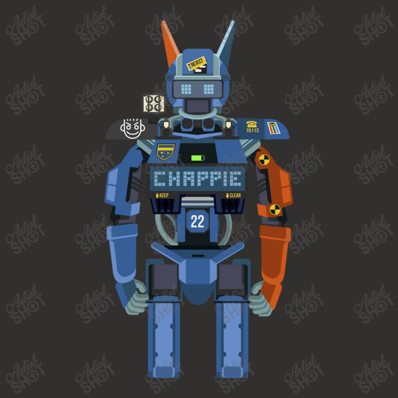 Chappie Flat Fanart Champion Hoodie | Artistshot