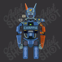 Chappie Flat Fanart Vintage Hoodie And Short Set | Artistshot