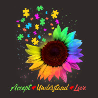 Sunflower Autism Awareness Day Accept Understand Love Racerback Tank | Artistshot